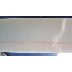 Single memory foam mattress with washable cover.