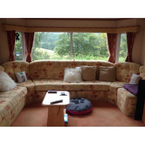 ABI Brisbane Double Glazed & Central Heated 37x12 3 bedrooms static caravan for sale with decking