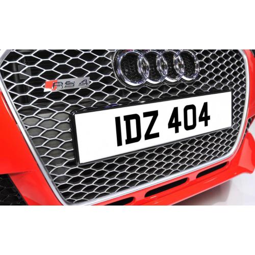 IDZ 404 Dateless Personalised Number Plate Audi BMW Ford Golf Mercedes Kia Vauxhall