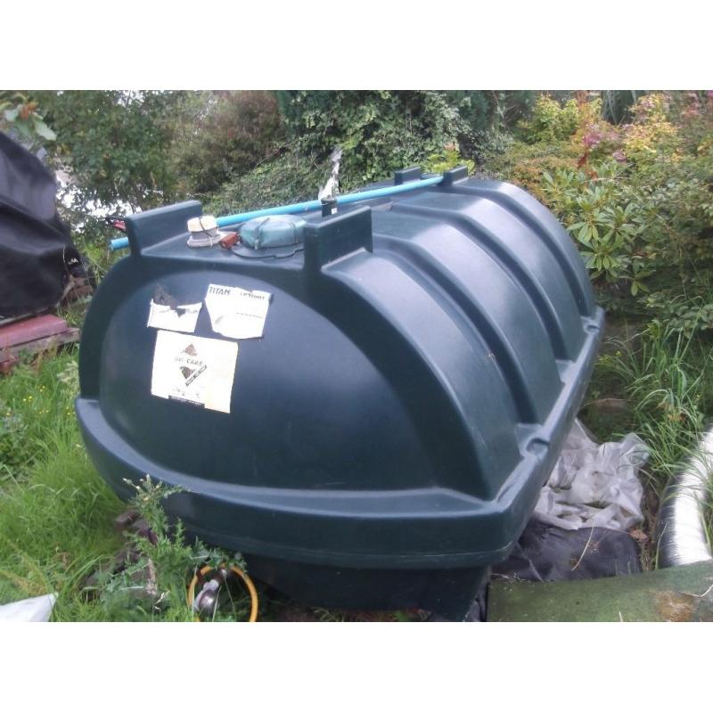 oil boiler and tank
