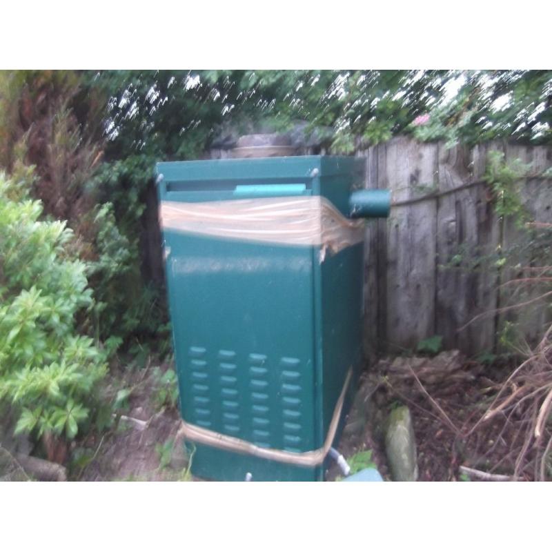 oil boiler and tank