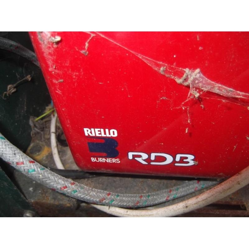 oil boiler and tank