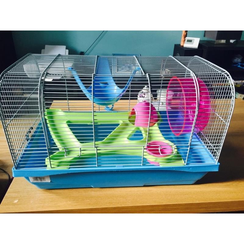 Large used but good quality hamster cage