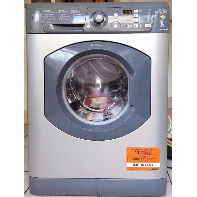 Hotpoint WMF720P: A rated, Freestanding washing machine with 7kg capacity, Stainless Steel drum