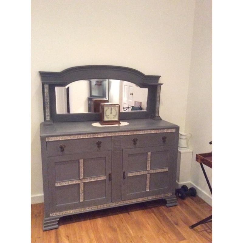 Antique sideboard painted Annie Sloan paint