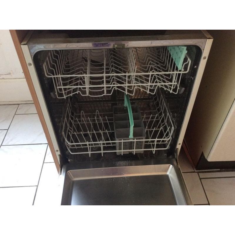 HOTPOINT AQUARIUS BEIGE/CREAM FULL SIZE DISHWASHER GOOD CLEAN CONDITION PERFECT WORKING ORDER