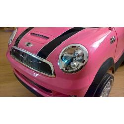 Mini Cooper Pink push along