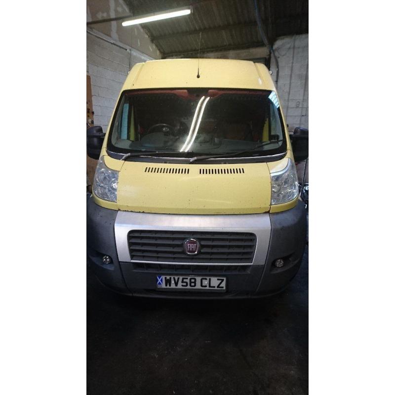 2008 FIAT DUCATO 3.0 JTD LWB 160bhp PRICE 3950 NO VAT!!!