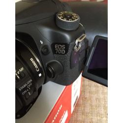 Canon 70D body and battery grip