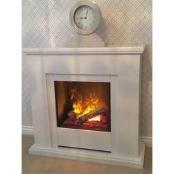 White gloss dimplex optimist fire