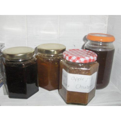 swapping ; jam marmalde or chutneys for fruit trees and pruning.