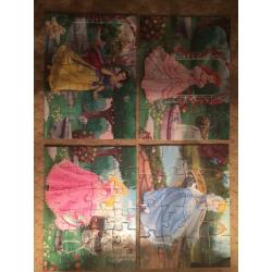 4in1 Disney princess puzzles