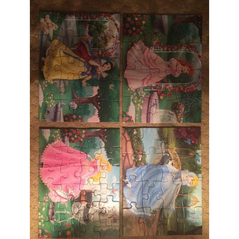 4in1 Disney princess puzzles