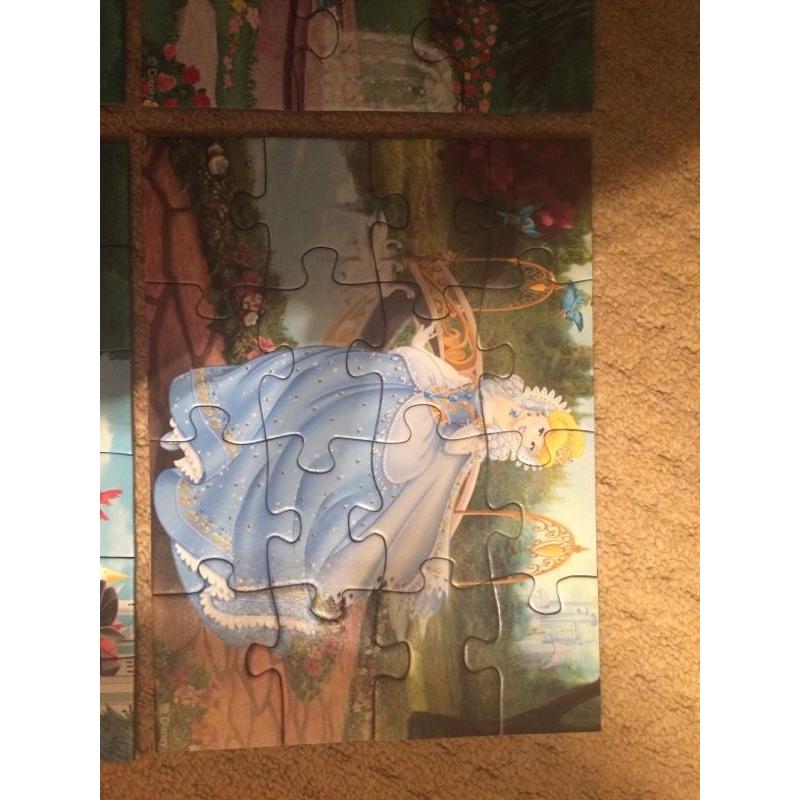 4in1 Disney princess puzzles