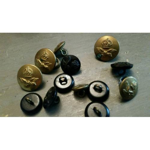 Military buttons Smith & Wright Birmingham