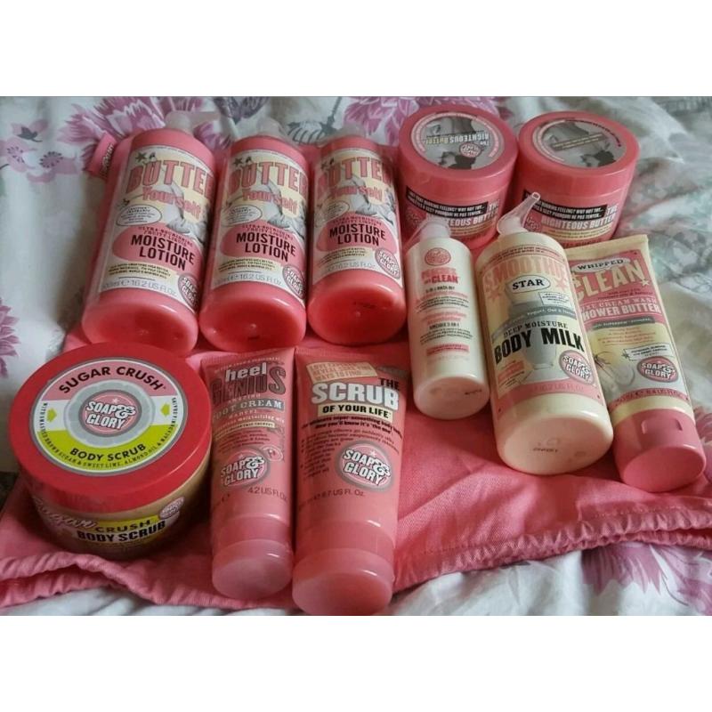 Huge Soap & Glory bundle, 11 new unused full size items