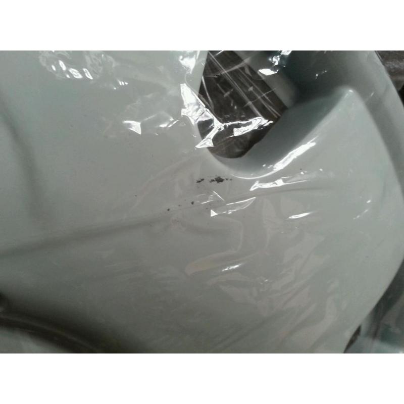 Caravan trailer or motor home wheel trims White 13 inch