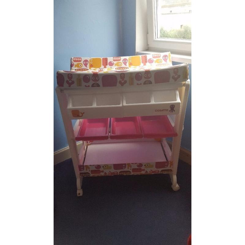 Cosatto bright fun baby change unit