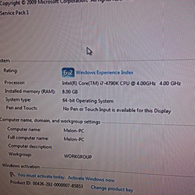 Gaming PC, quad core I7 - 4790k, nividea gtx 960 graphic card, 8GB RAM, 1TB Hard drive