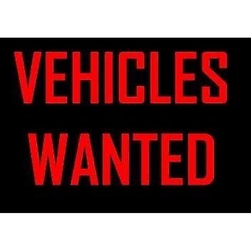 CASH PAID TODAY TOP PRICE PAID FOR CARS AND VANS CALL NOW FOR IMMEDIATE VALUATION OR POP IN
