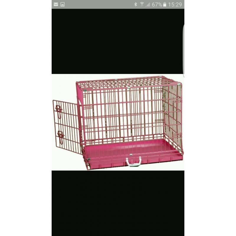 Small dog cage