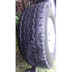 Tires and rims . jap fitment , Pajero, Toyota etc. x 4 R15