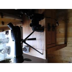 tripod single binocular 20 60 x60 plus binocular ranger 10.50