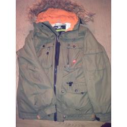 Boys trespass tech performance parka 11/12 g c