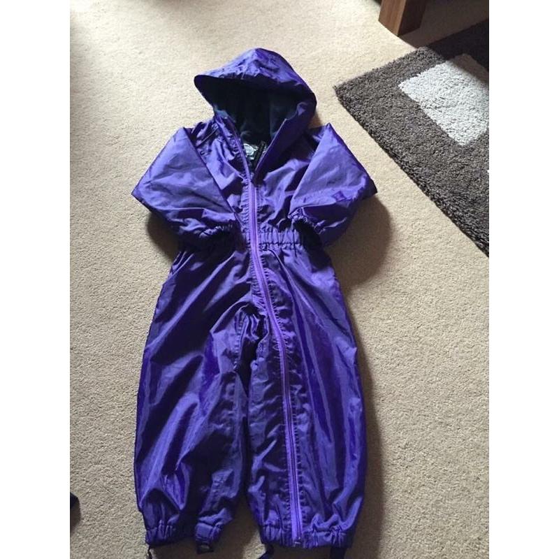 Girls snow suit 5-6