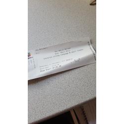 2 tickets for The Dolls