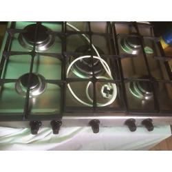 HOTPOINT 5 BURNER MAINS GAS HOB