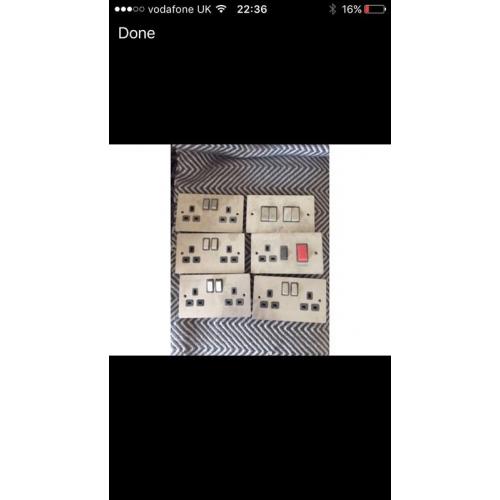 Stainless steel sockets and switches
