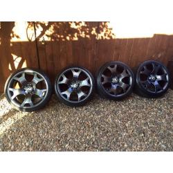 BMW 19" Tiger Claw Alloy Wheels Alloys freshly Powder coated