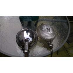 Vintage car spotlights