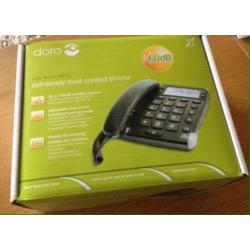 Extremely loud corded phone suitable hard of hearing