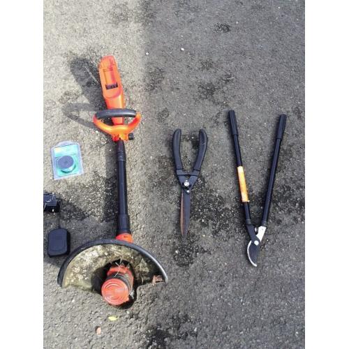 Black & Decker Strimmer + shears and lopper