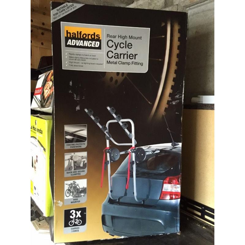 Halfords Rear High Mount Cycle Carrier (Metal Clamp Fitting)