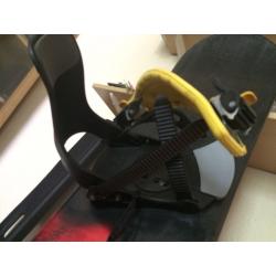 152cm snowboard binding and shoes