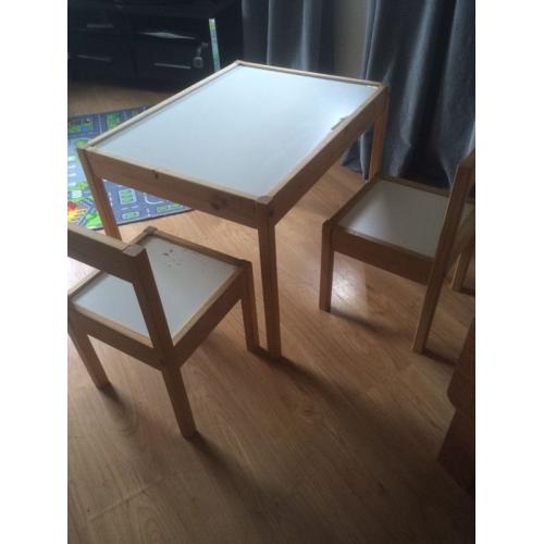 Table and chairs