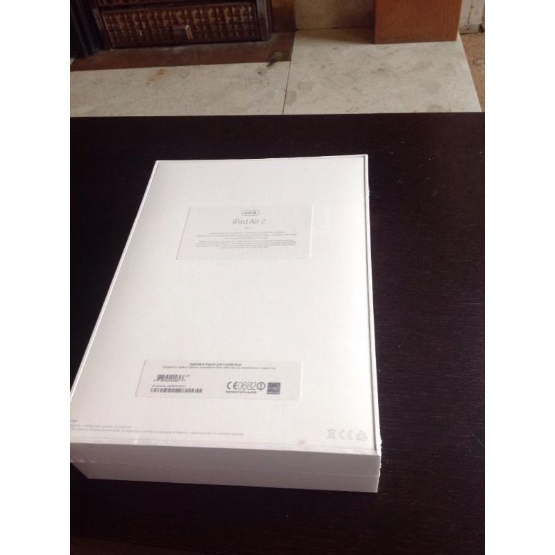 Brand New IPad Air 2 64GB Silver