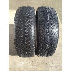 2 X 1856015 185 60 15 185/60/15 18560R15 FULDA KRISTALL MONTERO3