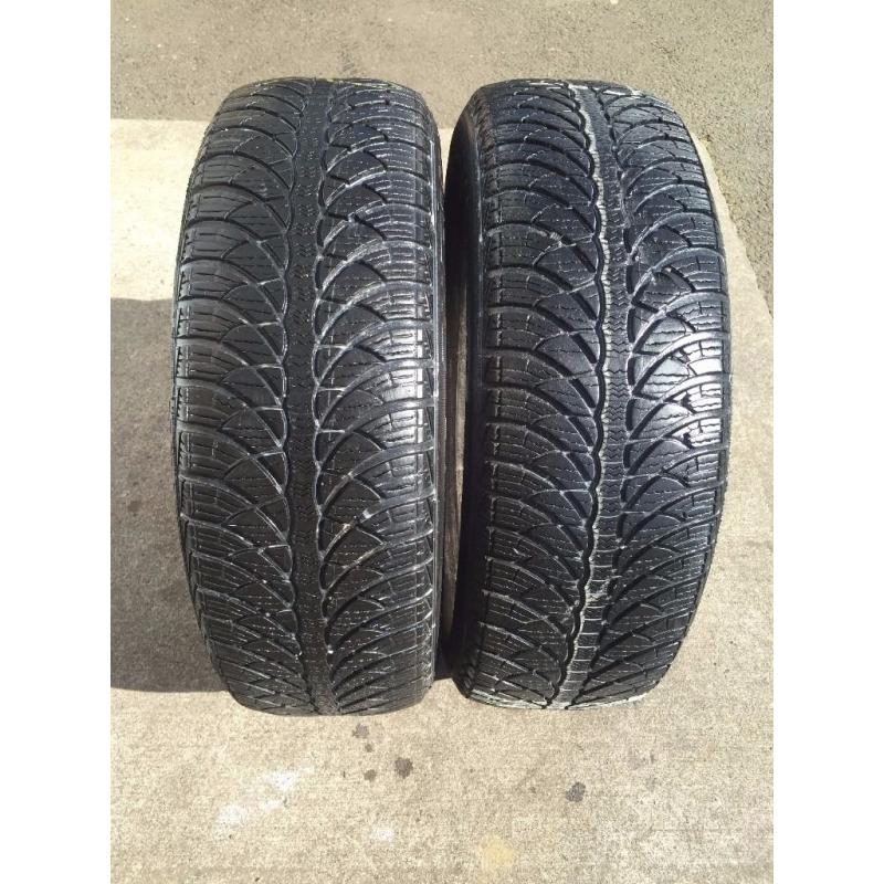 2 X 1856015 185 60 15 185/60/15 18560R15 FULDA KRISTALL MONTERO3