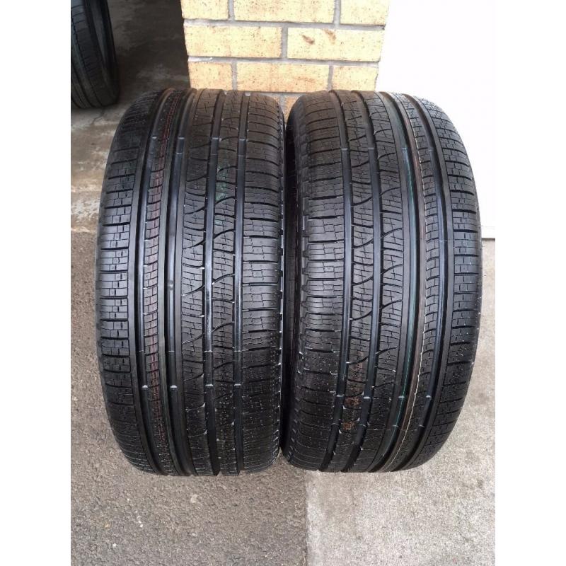2 x 275/45/21 2754521 275 45 21 275.45.21 Pirelli Verde All Season 110W New Tyres