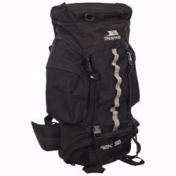TRESPASS TREK 66 LITRE BLACK RUCKSACK *As New*