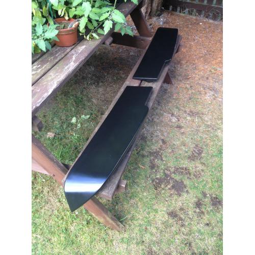 VW TRANSPORTER T5 SPOILER (BARN DOOR) BLACK