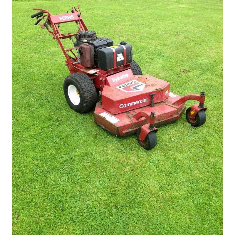 COMMERCIAL LAWN MOWER - Ferris Hydrowalk Zero Turn Petrol Mower 36' deck