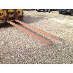 Heavy Duty Forklift Fork Extensions 10ft long in Excellent order. Be Quick!