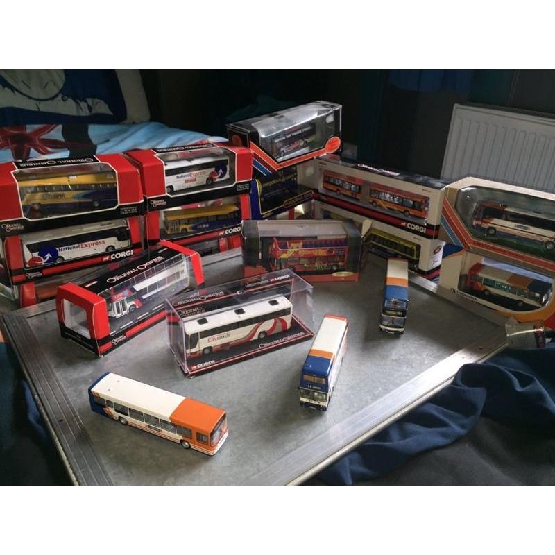 Corgi model buses (stagecoach, city link, national express etc)