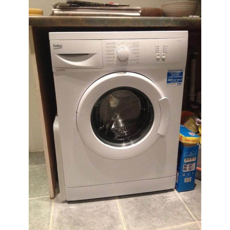 Nearly new Beko washing machine