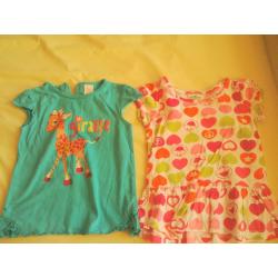 Bundle of x12 items, size 9-12 months girls baby clothes, minnie mouse, boots, h+m etc
